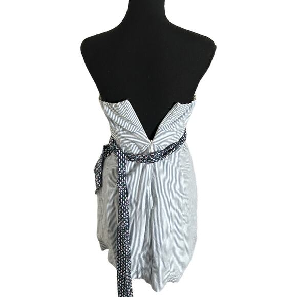Vineyard Vines Kentucky Derby Sashay Carolyn Strapless Dress 2 Women’s Blue - Picture 3 of 4